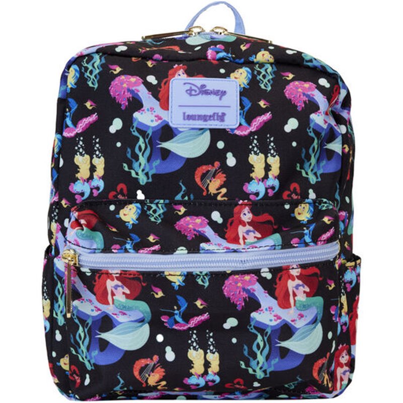 MOCHILA 35TH ANNIVERSARY LA SIRENITA DISNEY LOUNGEFLY 26CM - Teknashop Ltd