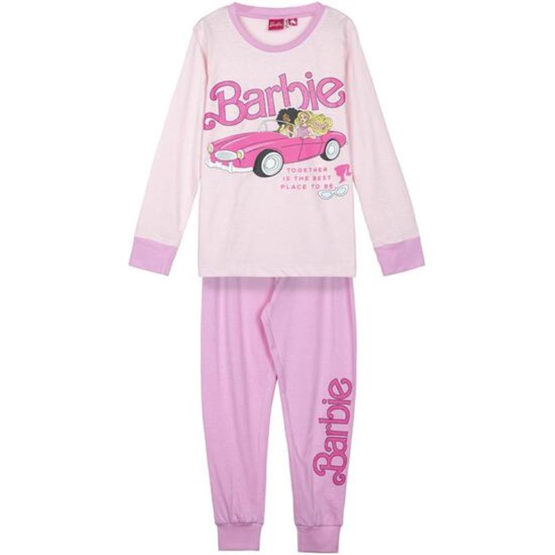 PIJAMA LARGO SINGLE JERSEY BARBIE - Teknashop Ltd