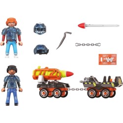 PLAYMOBIL DINO MINE CARRO DE COHETES - Teknashop Ltd