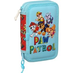 PLUMIER DOBLE PQÑO 28 PCS PAW PATROL "FUNDAY" - Teknashop Ltd