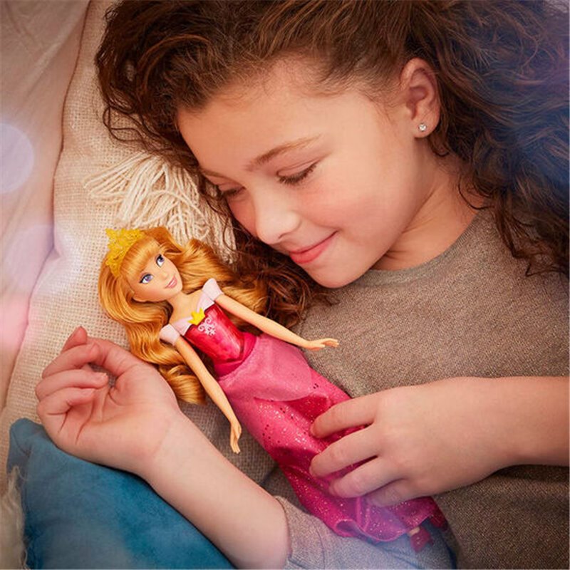 MUÑECA BRILLO REAL AURORA LA BELLA DURMIENTE DISNEY - Teknashop Ltd