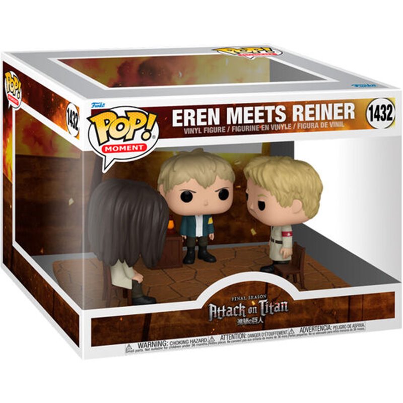 FIGURA POP MOMENT ATTACK ON TITAN EREN MEETS REINER - Teknashop Ltd