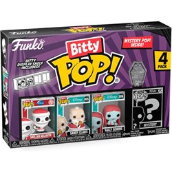 BLISTER 4 FIGURAS BITTY POP DISNEY PESADILLA ANTES DE NAVIDAD SANTA JACK - Teknashop Ltd