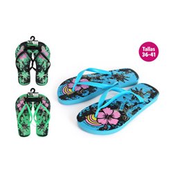 ZAPATILLAS PLAYA DISEÑO HAWAI AZUL TALLA 39 - Teknashop Ltd