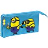 MINIONS PORTATODO TRIPLE 22X12X3 - Teknashop Ltd