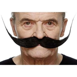 BIGOTE NEGRO TALLA ÚNICA - Teknashop Ltd