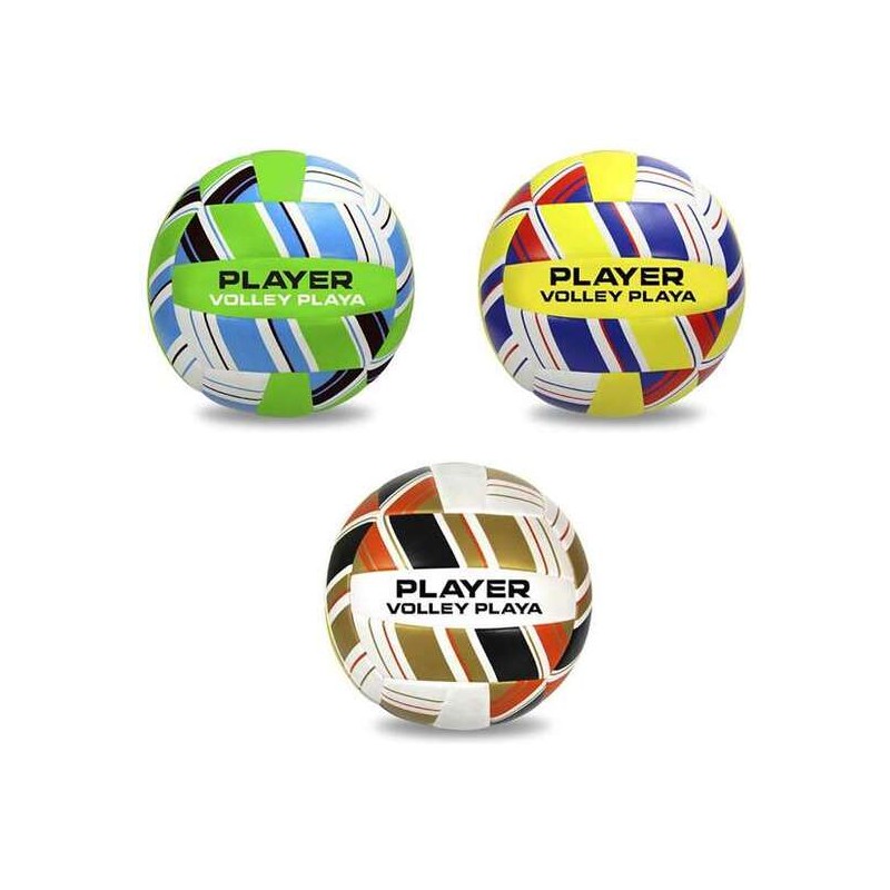 BALÓN VOLLEY PLAYA PLAYER, 230MM, TACTO SUAVE - MODELOS SURTIDOS - Teknashop Ltd