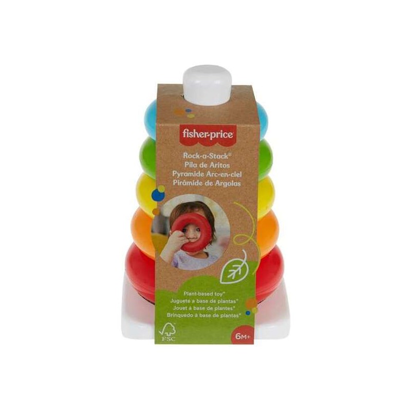 PIRAMIDE BALANCEANTE ECO FISHER PRICE 5 AROS - Teknashop Ltd