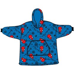 BATA SUDADERA OVERSIZE SPIDERMAN MARVEL CORAL ADULTO - Teknashop Ltd