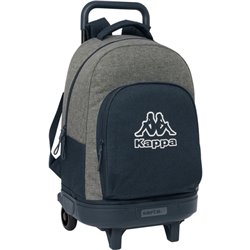 MOCHILA GDE. C/RUEDAS COMPACT EXTRAIBLE KAPPA "DARK NAVY" - Teknashop Ltd