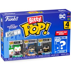 BLISTER 4 FIGURAS BITTY POP DC COMICS THE JOKER - Teknashop Ltd