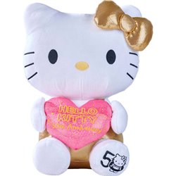 PELUCHE 50TH ANNIVERSARIO HELLO KITTY 30CM - Teknashop Ltd