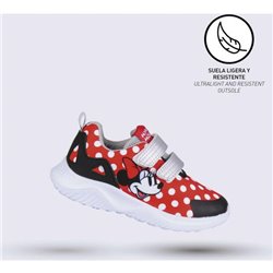 DEPORTIVA SUELA LIGERA EVA VELCRO MINNIE RED - Teknashop Ltd