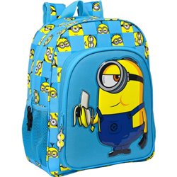 MINIONS MOCHILA ADAPTABLE A CARRO 32X38X12 - Teknashop Ltd