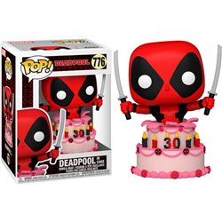 FIGURA POP MARVEL DEADPOOL 30TH DEADPOOL IN CAKE - Teknashop Ltd