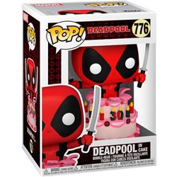 FIGURA POP MARVEL DEADPOOL 30TH DEADPOOL IN CAKE - Teknashop Ltd