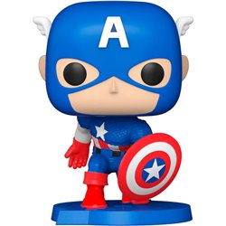 FIGURA POP COMIC COVER MARVEL AVENGERS CAPITAN AMERICA - Teknashop Ltd