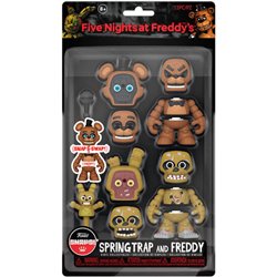 BISTER 2 FIGURAS SNAPS! FIVE NIGHTS AT FREDDYS SPRINGTRAP AND FREDDY