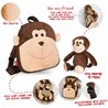 MOCHILA REVERSIBLE + PELUCHE MONO MAX 25CM - Teknashop Ltd