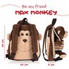 MOCHILA REVERSIBLE + PELUCHE MONO MAX 25CM - Teknashop Ltd