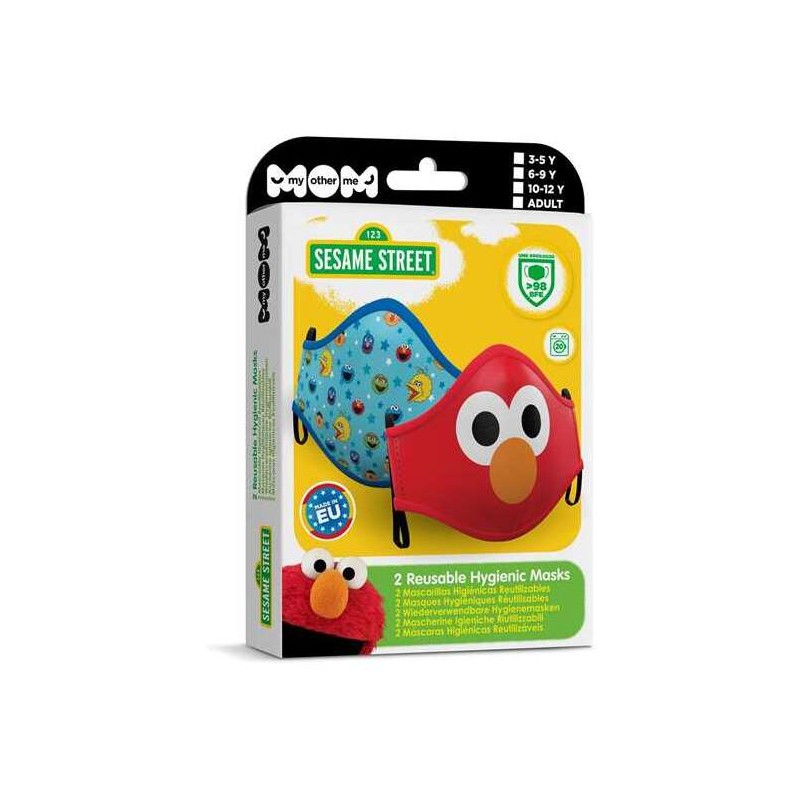 SESAME STREET PREMIUM HIGIENIC MASK 10-12 Y