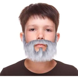 BIGOTE Y BARBA INFANTIL CANOSA TALLA ÚNICA