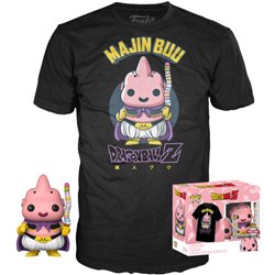 SET FIGURA POP &38 TEE DRAGON BALL Z MAJIN BUU EXCLUSIVE