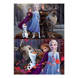 2 PUZZLES DE 100 PIEZAS FROZEN "BELIEVE"