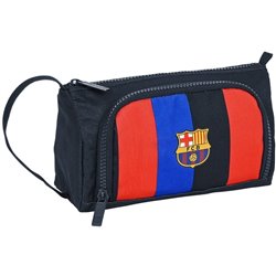 FC. BARCELONA PORTATODO CON BOLSILLO DESPLEGABLE 20X8X11 CM