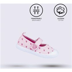 ZAPATILLA LONETA SUELA PVC BAILARINA PEPPA PIG PINK