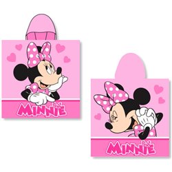 PONCHO TOALLA MINNIE DISNEY ALGODON