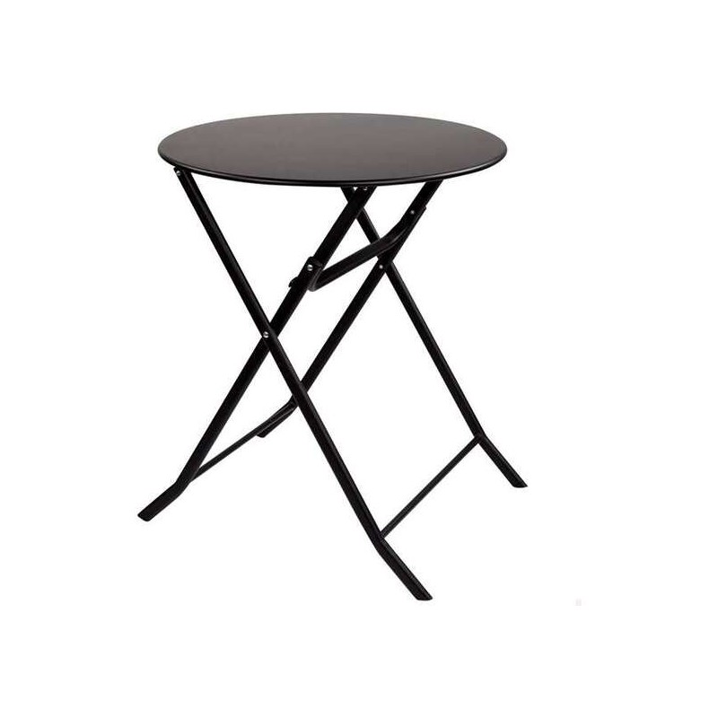 MESA REDONDA PLEGABLE DE METAL AKTIVE 60X70 CM