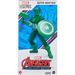 FIGURA SUPER-ADAPTOID BEYOND EARTHS MIGHTIEST LOS VENGADORES AVENGERS MARVEL 15CM