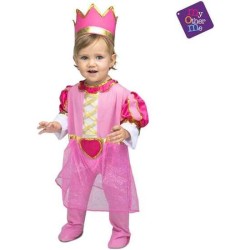 DISFRAZ PRINCESA ROSA BEBÉ TALLA 12-24 M