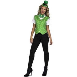 DISFRAZ ADULTO MUJER SAN PATRICIO TALLA M-L