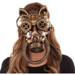 MÁSCARA STEAMPUNK GATO TALLA ÚNICA