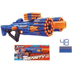 PISTOLA X-SHOT INSANITY- BERZERKO 48 DARDOS 70X73X30CM