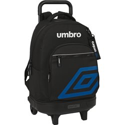 MOCHILA GDE. C/RUEDAS COMPACT EXTRAIBLE UMBRO "FLASH"