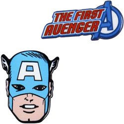 BROCHE AVENGERS CAPITAN AMERICA BLUE