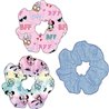 ACCESORIOS PELO COLETERO DE TELA 3 PIEZAS MINNIE LIGHT BLUE