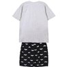 PIJAMA CORTO SINGLE JERSEY PUNTO BATMAN GRAY