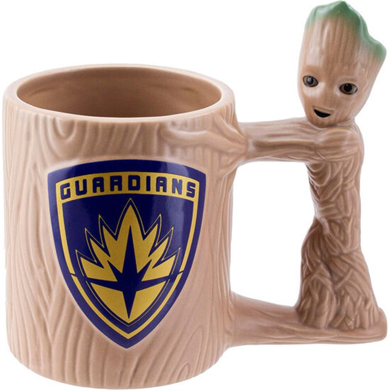 TAZA 3D GROOT GUARDIANES DE LA GALAXIA MARVEL 300ML