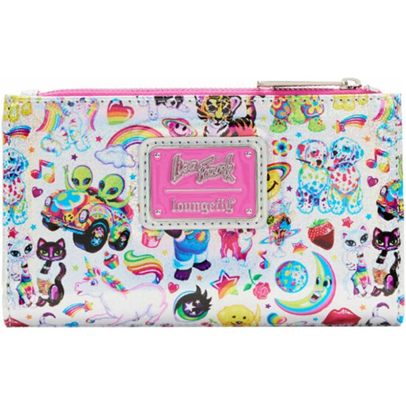 CARTERA IRIDESCENT LISA FRANK LOUNGEFLY