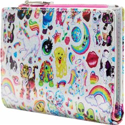 CARTERA IRIDESCENT LISA FRANK LOUNGEFLY