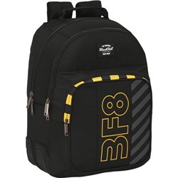 MOCHILA DOBLE ADAPT.CARRO RECICLADO BLACKFIT8 "ZONE"