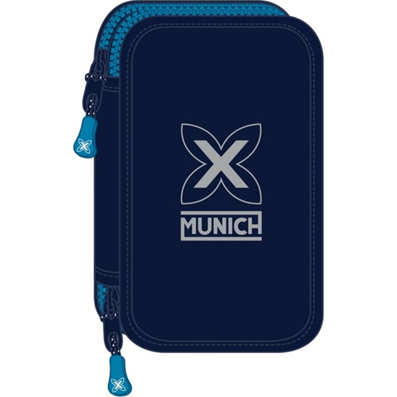 PLUMIER DOBLE PQÑO 28 PCS MUNICH "NAUTIC"