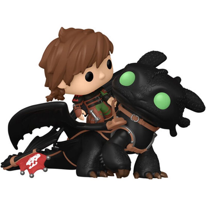 FIGURA POP RIDES DELUXE COMO ENTRENAR A TU DRAGON 2 HICCUP WITH TOOTHLESS