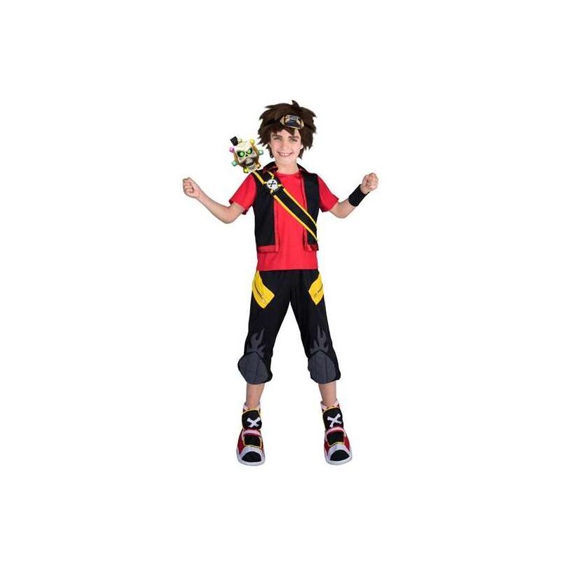 DISFRAZ ZAK STORM 7-9(ESPADA,PELUCA,DIADEMA,BRAZALETE,BANDOLERA,CAMISACHALECO,PANTALÓN Y CUBREBOTAS