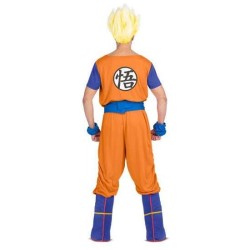 DISFRAZ GOKU M (CAMISETA, FAJÍN, PANTALÓN, CUBREBOTAS, Y BRAZALETES )