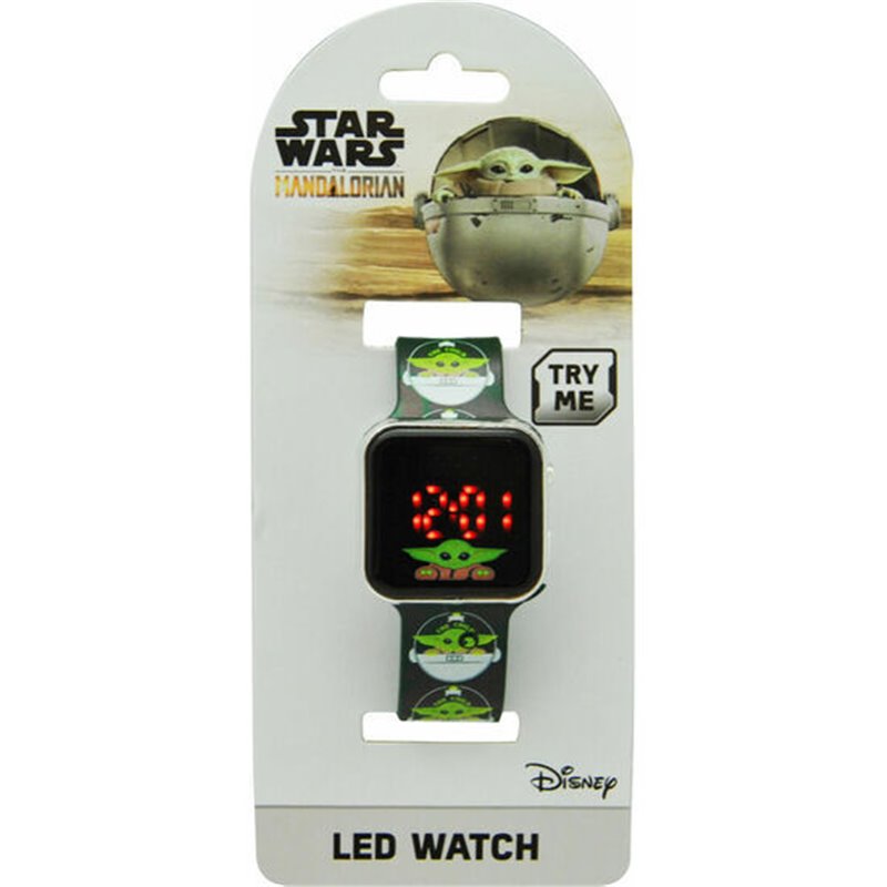 RELOJ YODA THE CHILD MANDALORIAN STAR WARS LED